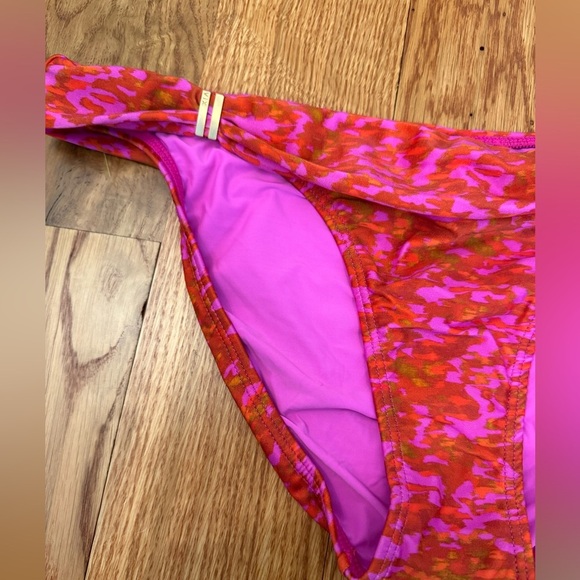 ViX Swim by Paula Hermanny Bikini Bottoms Pink and Orange size Large - Picture 2 of 9
